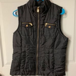 Black Puffer Vest
